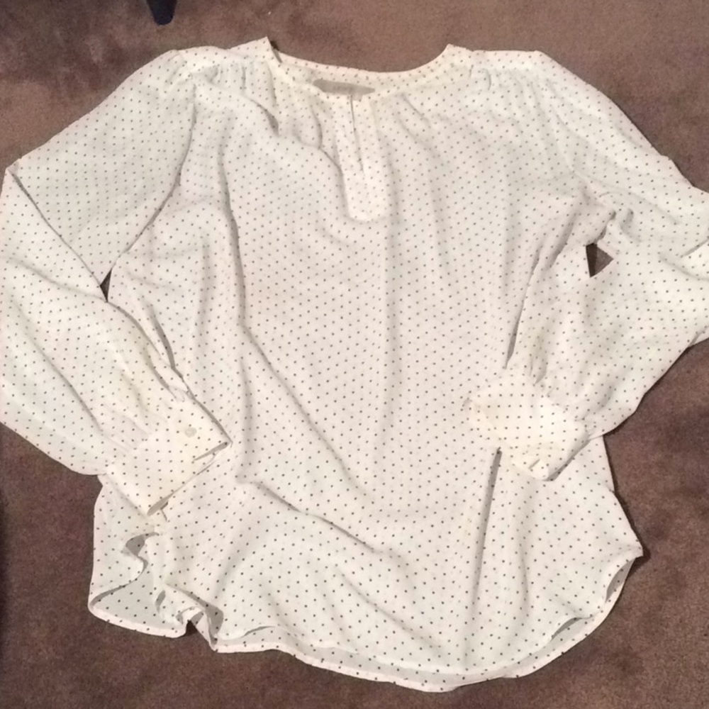 Polka dot blouse